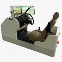 2017年新款玻璃鋼三屏汽車駕駛模擬器